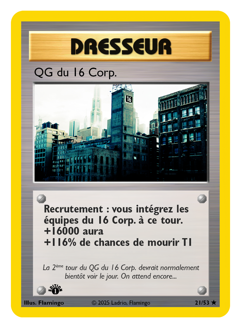QG du 16 Corp