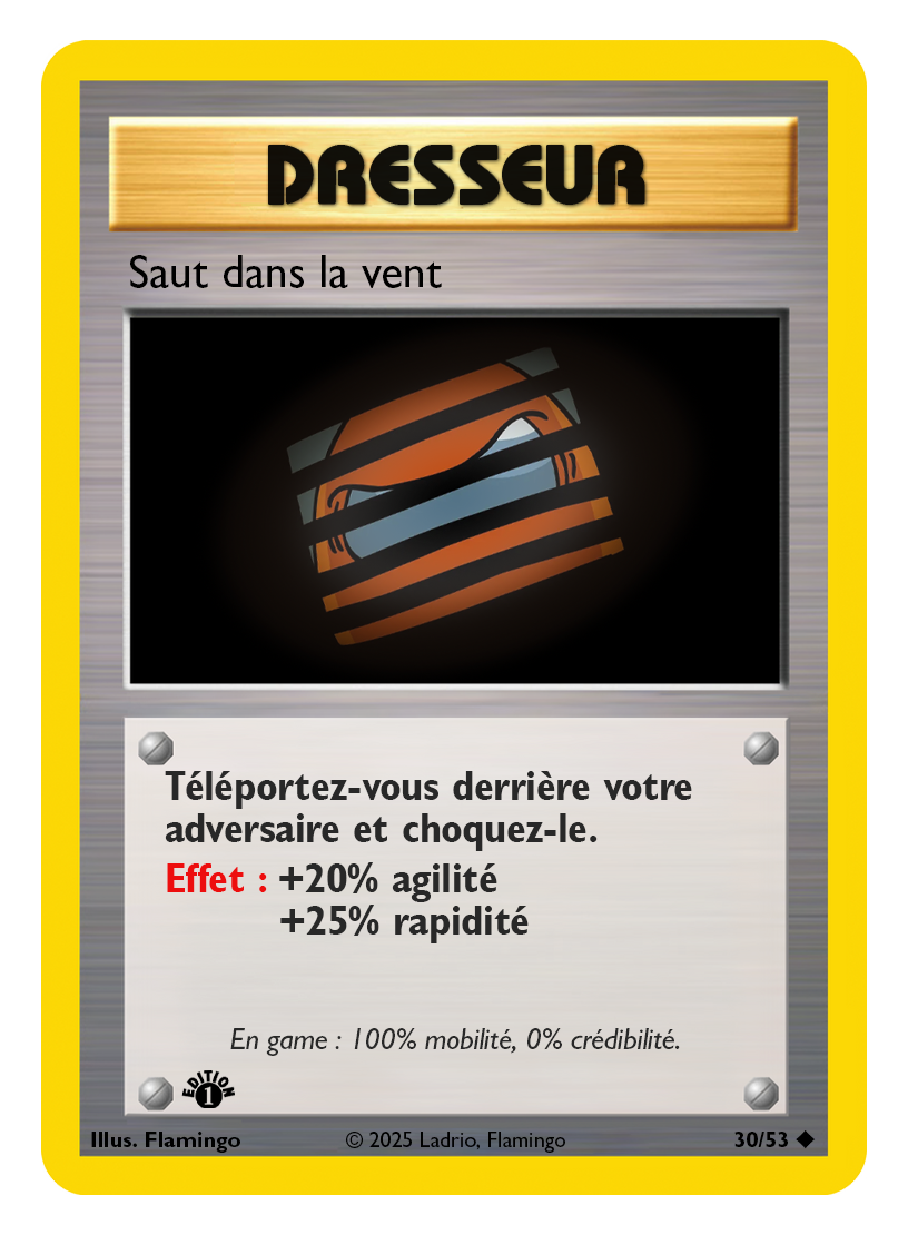 Saut dans la vent